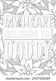 Anti-Valentines-Day Quotes Coloring pages. All these designs are unique Coloring pages for adults and kids Vector Illustration.