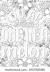 Anti-Valentines-Day Quotes Coloring pages. All these designs are unique Coloring pages for adults and kids Vector Illustration.