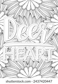 Anti-Valentines-Day Quotes Coloring pages. All these designs are unique Coloring pages for adults and kids Vector Illustration.