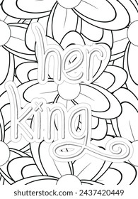 Anti-Valentines-Day Quotes Coloring pages. All these designs are unique Coloring pages for adults and kids Vector Illustration.