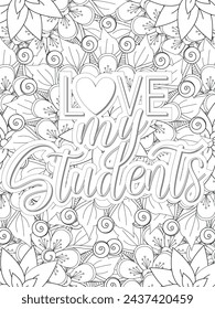 Anti-Valentines-Day Quotes Coloring pages. All these designs are unique Coloring pages for adults and kids Vector Illustration.