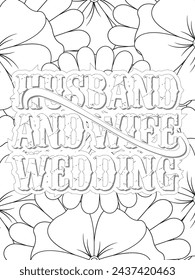 Anti-Valentines-Day Quotes Coloring pages. All these designs are unique Coloring pages for adults and kids Vector Illustration.