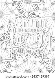 Anti-Valentines-Day Quotes Coloring pages. All these designs are unique Coloring pages for adults and kids Vector Illustration.