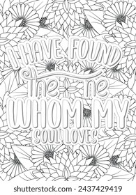 Anti-Valentines-Day Quotes Coloring pages. All these designs are unique Coloring pages for adults and kids Vector Illustration.