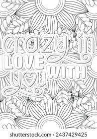 Anti-Valentines-Day Quotes Coloring pages. All these designs are unique Coloring pages for adults and kids Vector Illustration.