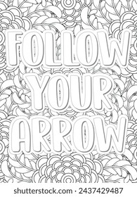 Anti-Valentines-Day Quotes Coloring pages. All these designs are unique Coloring pages for adults and kids Vector Illustration.