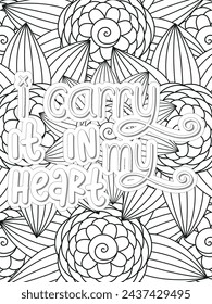 Anti-Valentines-Day Quotes Coloring pages. All these designs are unique Coloring pages for adults and kids Vector Illustration.