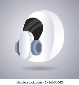 antiviral medical respirator face mask protection against coronavirus prevention of virus spreading pandemic covid-19 concept vector illustration
