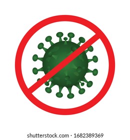 Anti-virus bacteria icon sign illustration vector eps10