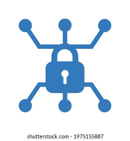 Antivirus, firewall, security icon. Editable vector isolated on a white background.