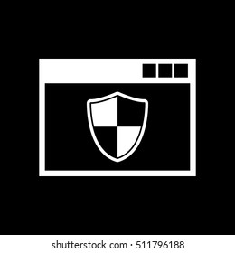 Antivirus icon. design. Firewall, Antivirus symbol. web. graphic. JPG. AI. app. logo. object. flat. image. sign. eps. art. picture - stock vector