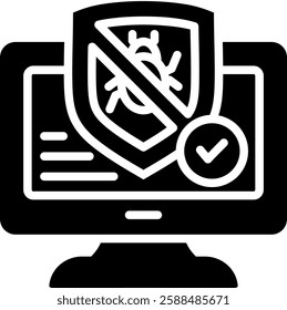 Antivirus Icon Element For Design