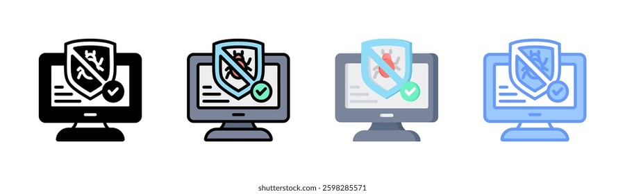 Antivirus Icon Element For Design
