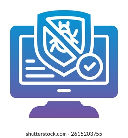 Antivirus Icon Element For Design