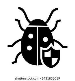 Antivirus Icon, Vector Graphics Illustrations 