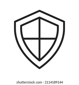 Imagen vectorial del icono Antivirus. También se puede usar para la ciberseguridad. Adecuado para aplicaciones móviles, aplicaciones web y medios impresos.