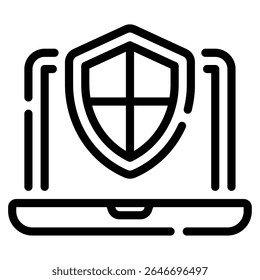 Antivirus icon, for web, app, infographic, etc