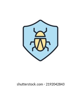 Antivirus icons  symbol vector elements for infographic web