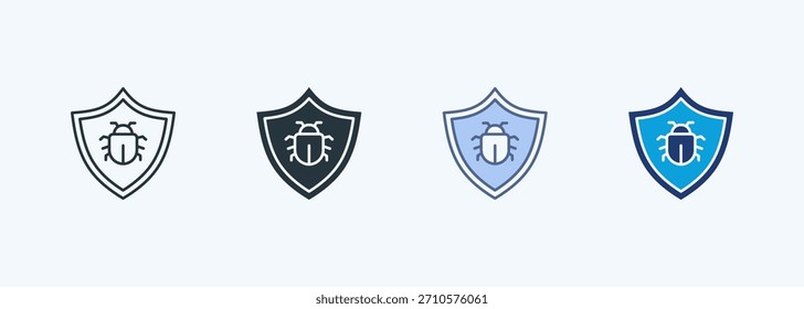 Antivirus Multiple Style Icon Collection