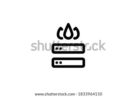 Antivirus Outline Icon - Hotlink Server