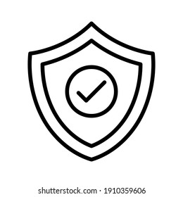 Antivirus, protección, imagen vectorial de icono de seguridad. También se puede usar para la seguridad de internet. Idóneo para aplicaciones web, aplicaciones móviles y medios impresos.