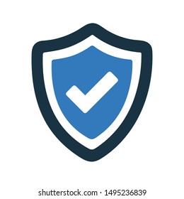 Antivirus, protection, security shield icon