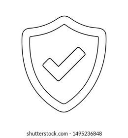 Antivirus, protection, security shield icon