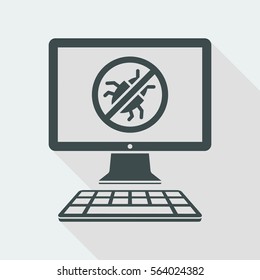 Antivirus software - Vector web icon