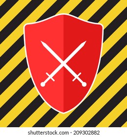 Antivirus vector icon. 