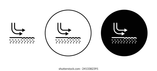 Anti-Wrinkle Treatment Vector Icon Set. Age-Defying Skin Therapy Vector Symbol for UI Design.