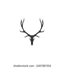Antler icon logo design illustration