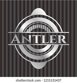 Antler silvery emblem