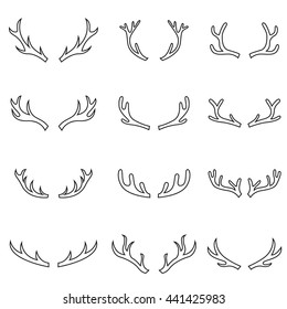Similar Images, Stock Photos & Vectors of Antler collection - 705402874