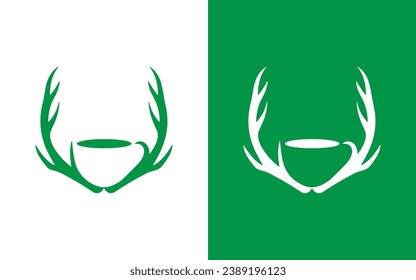 Antlers of deer logo icon