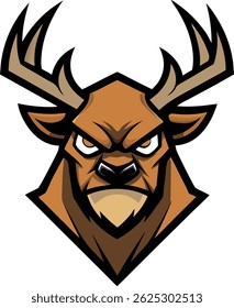 Antlers quer dizer olhando mascote de desenhos animados