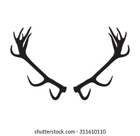 antlers silhouette 