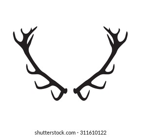 antlers silhouette