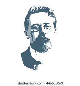 Anton Pavlovich Chekhov, Vector Portrait