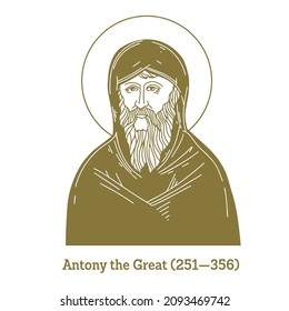 Antony the Great (251-356) was a Christian monk from Egypt, revered since his death as a saint. For his importance among the Desert Fathers and to all later Christian monasticism