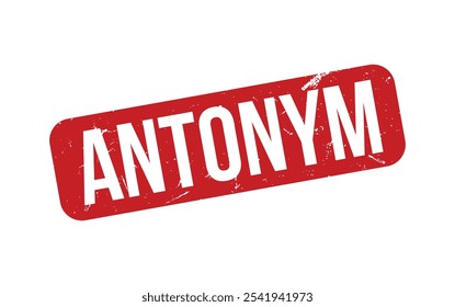 Antonym Rubber Stamp Seal Vector