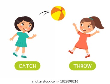 302 Cartoon kids throwing catching Images, Stock Photos & Vectors ...