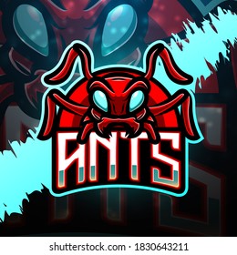 Ants esport mascot logo design