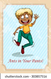 Ants in your pants illustration