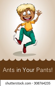 Ants in your pants illustration