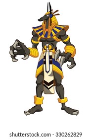 Anubis character for game