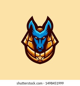 anubis collection logo design vector 