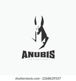 Anubis dog head logo design inspiration