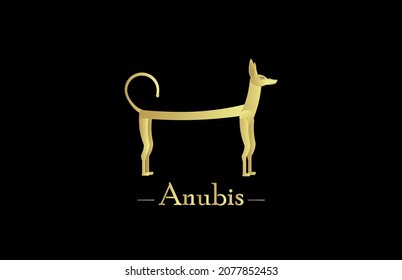 Anubis Egyptian Dog Artistic symbol 