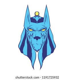 Anubis god head