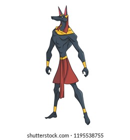 Anubis, guardian of the world of the dead